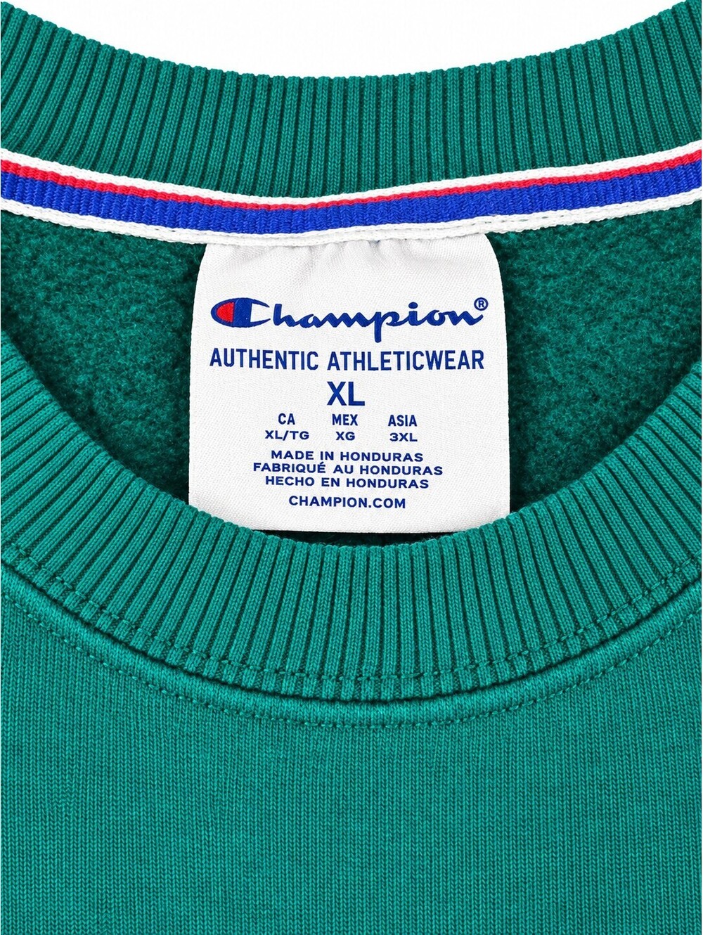 Champion Authentic Athleticwear Women’s Oversized Crewneck Sweatshirt XL Green - Picture 3 of 7